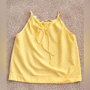 a new day Yellow Tie-Front Sleeveless Camisole